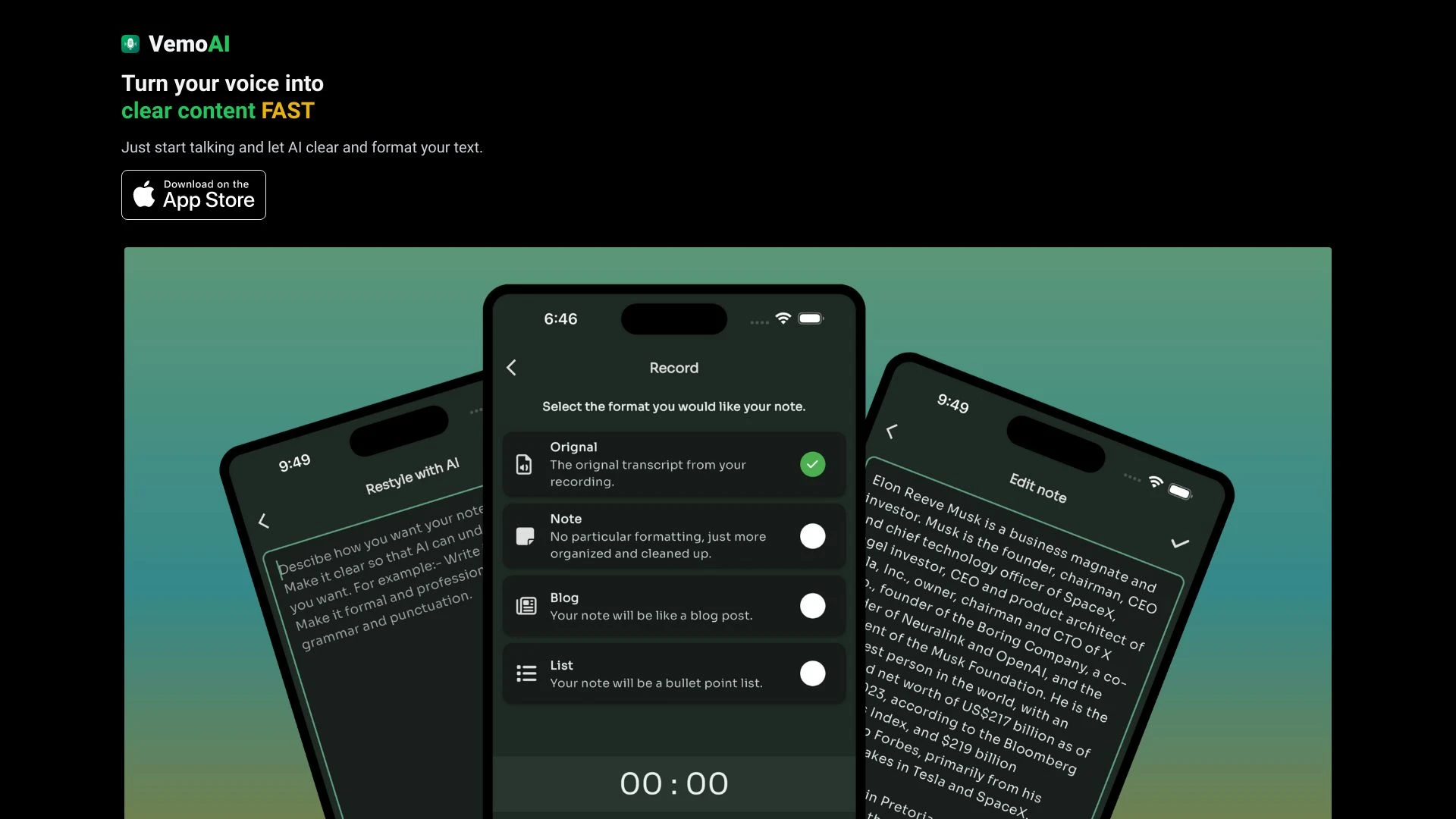 Vemo - AI Meeting Note Taker - AI Tool Ocean