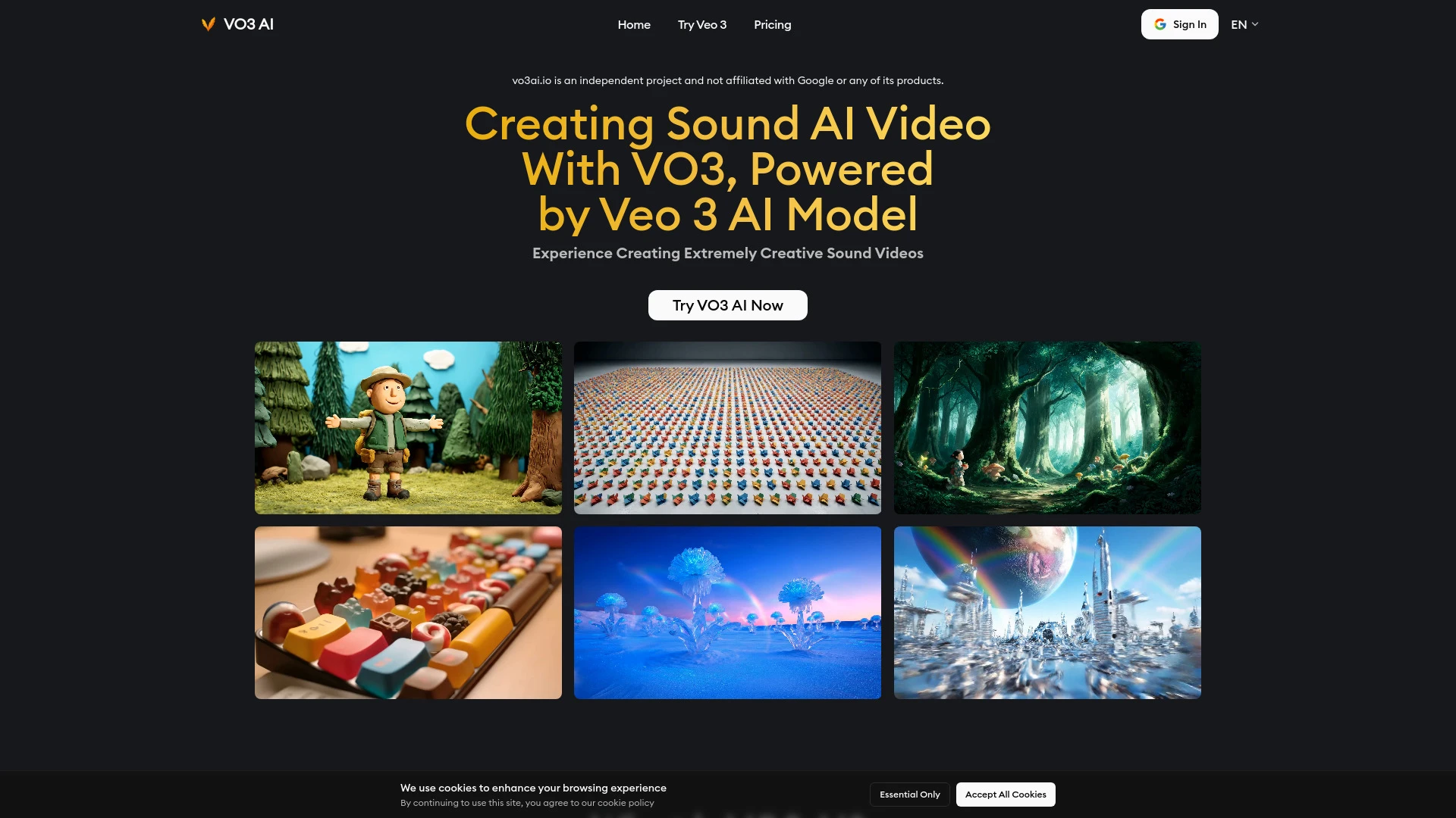 Veo 3 AI Video Generator - AI Tool Ocean