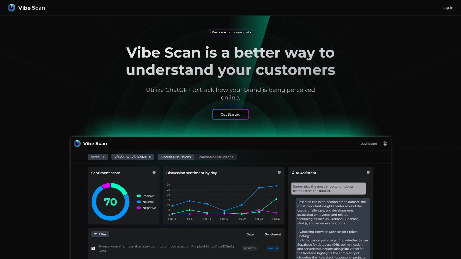 Vibe Scan - AI Tool Ocean