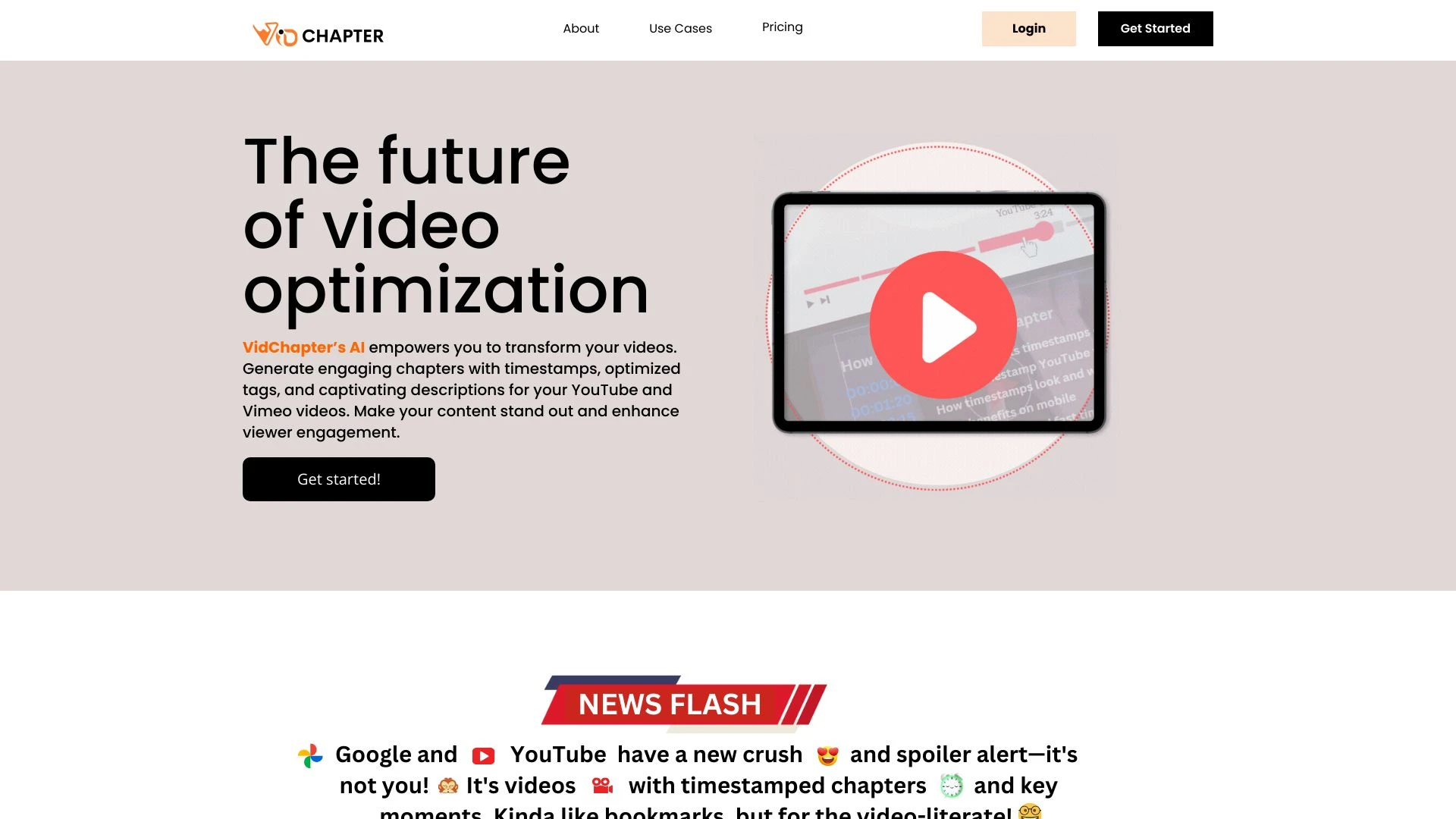 VidChapter - AI Tool Ocean
