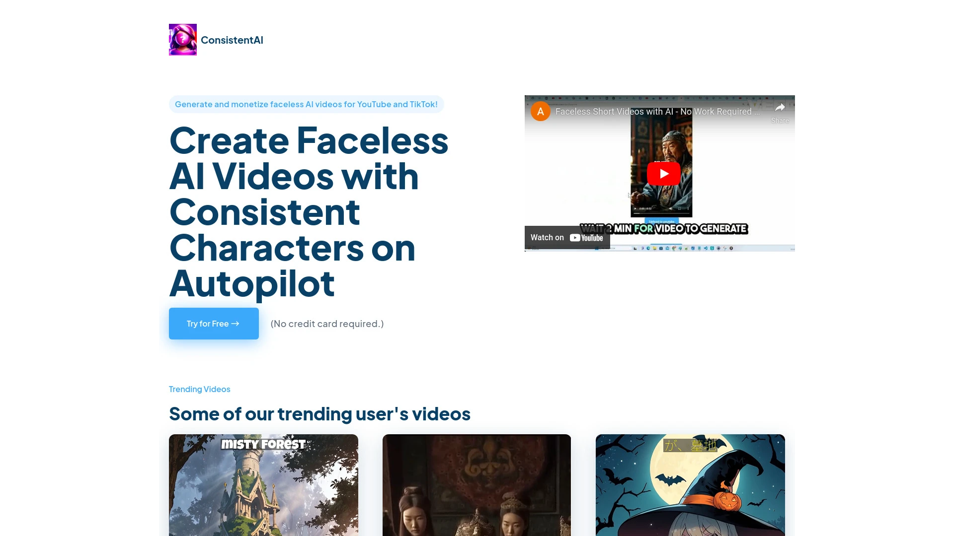 Video Generator for Consistent & Custom Characters with Motion - AI Tool Ocean