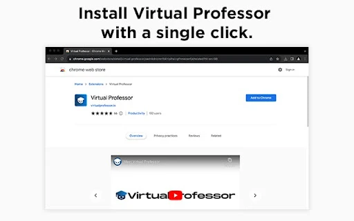 Virtual Professor - Chrome Extension - AI Tool Ocean