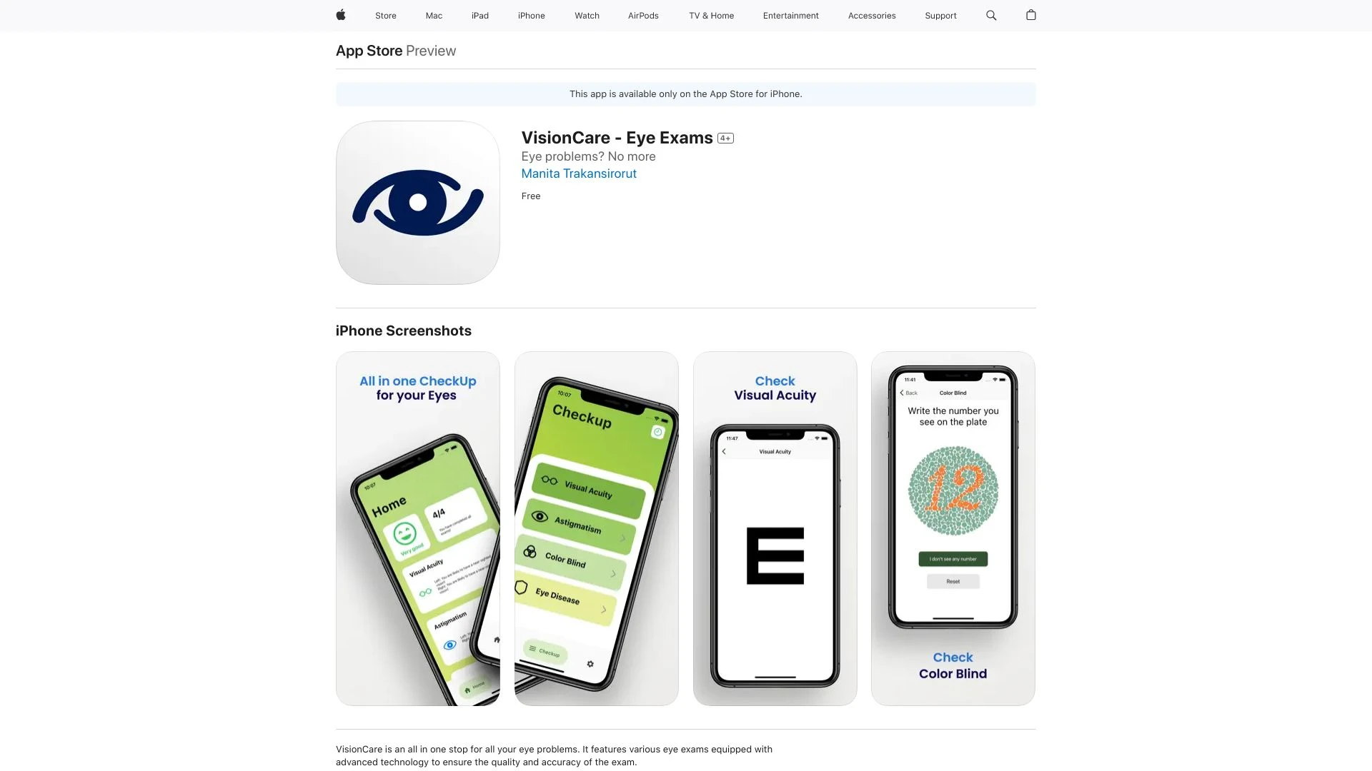 VisionCare - Eye Exams - AI Tool Ocean
