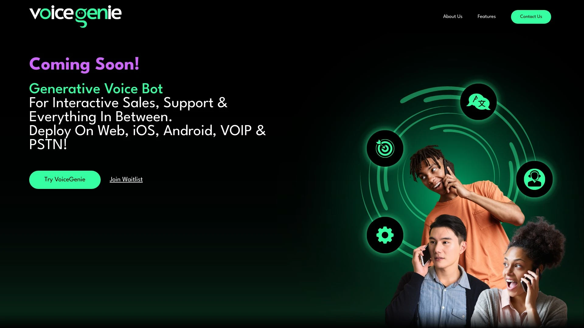 VoiceGenie - AI Tool Ocean