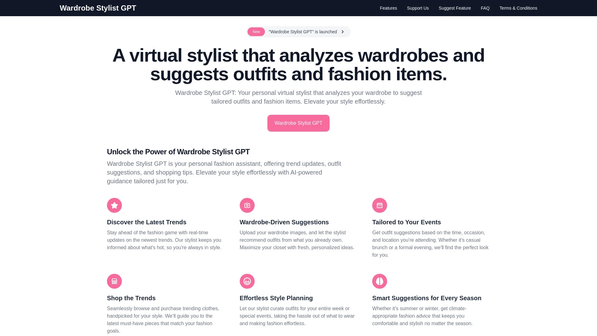 Wardrobe Stylist GPT - AI Tool Ocean