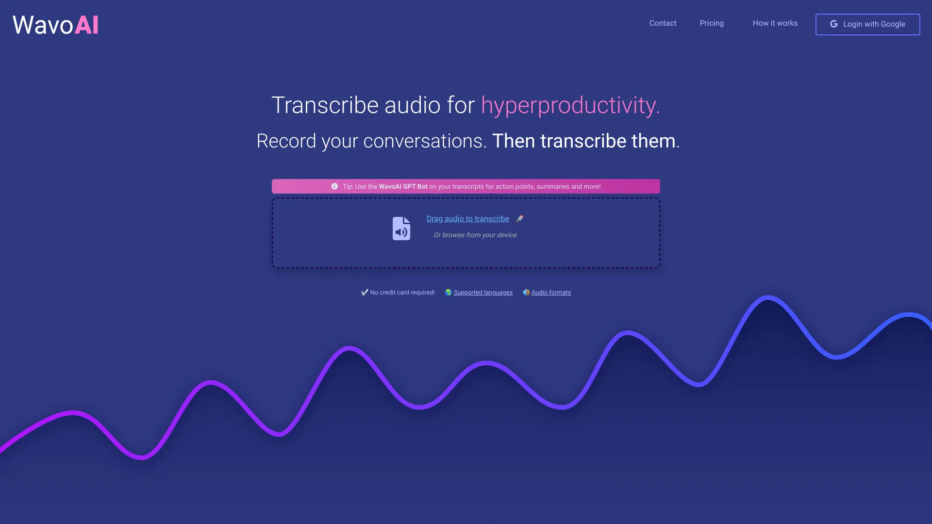 WavoAI - AI Tool Ocean