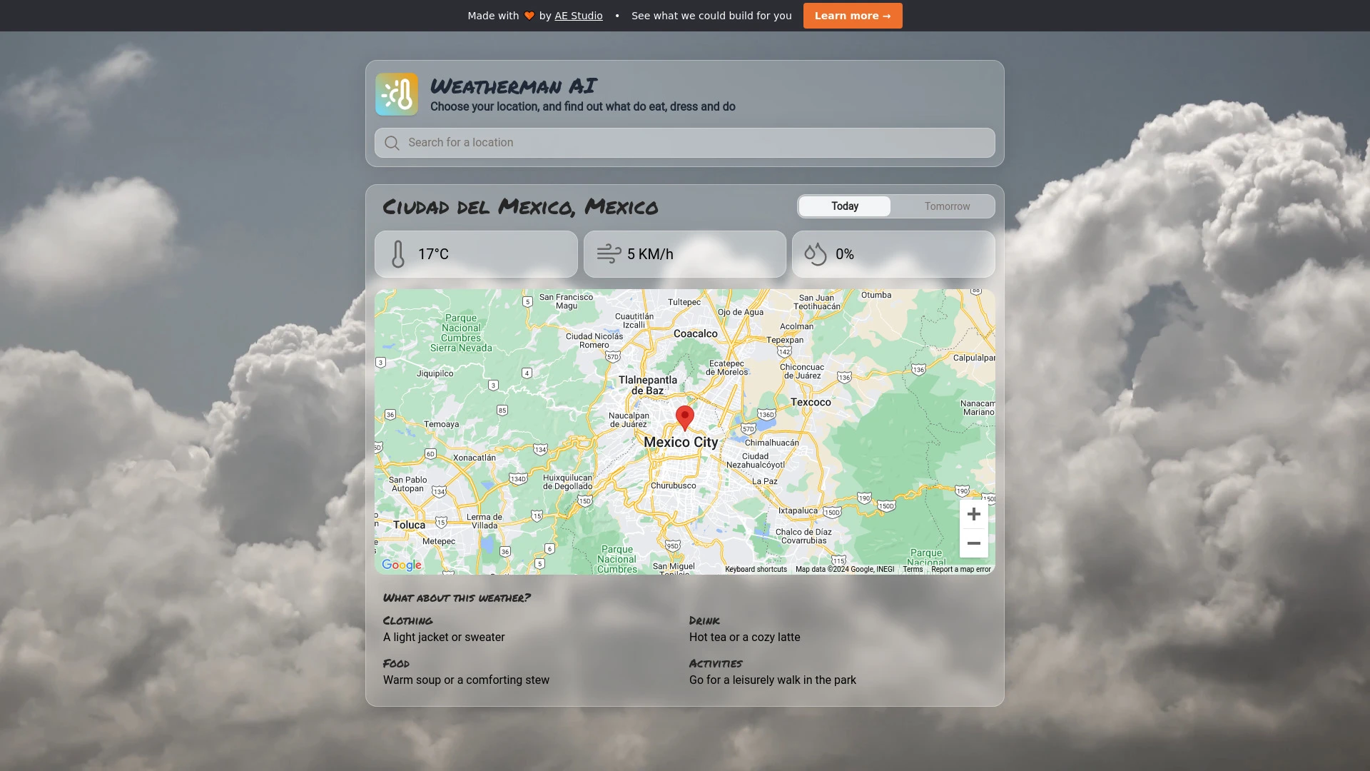 Weatherman AI - AI Tool Ocean