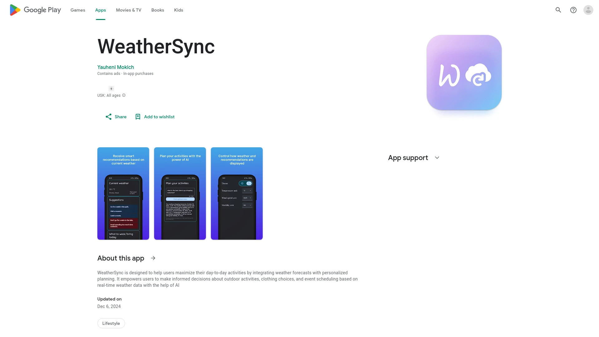WeatherSync - AI Tool Ocean