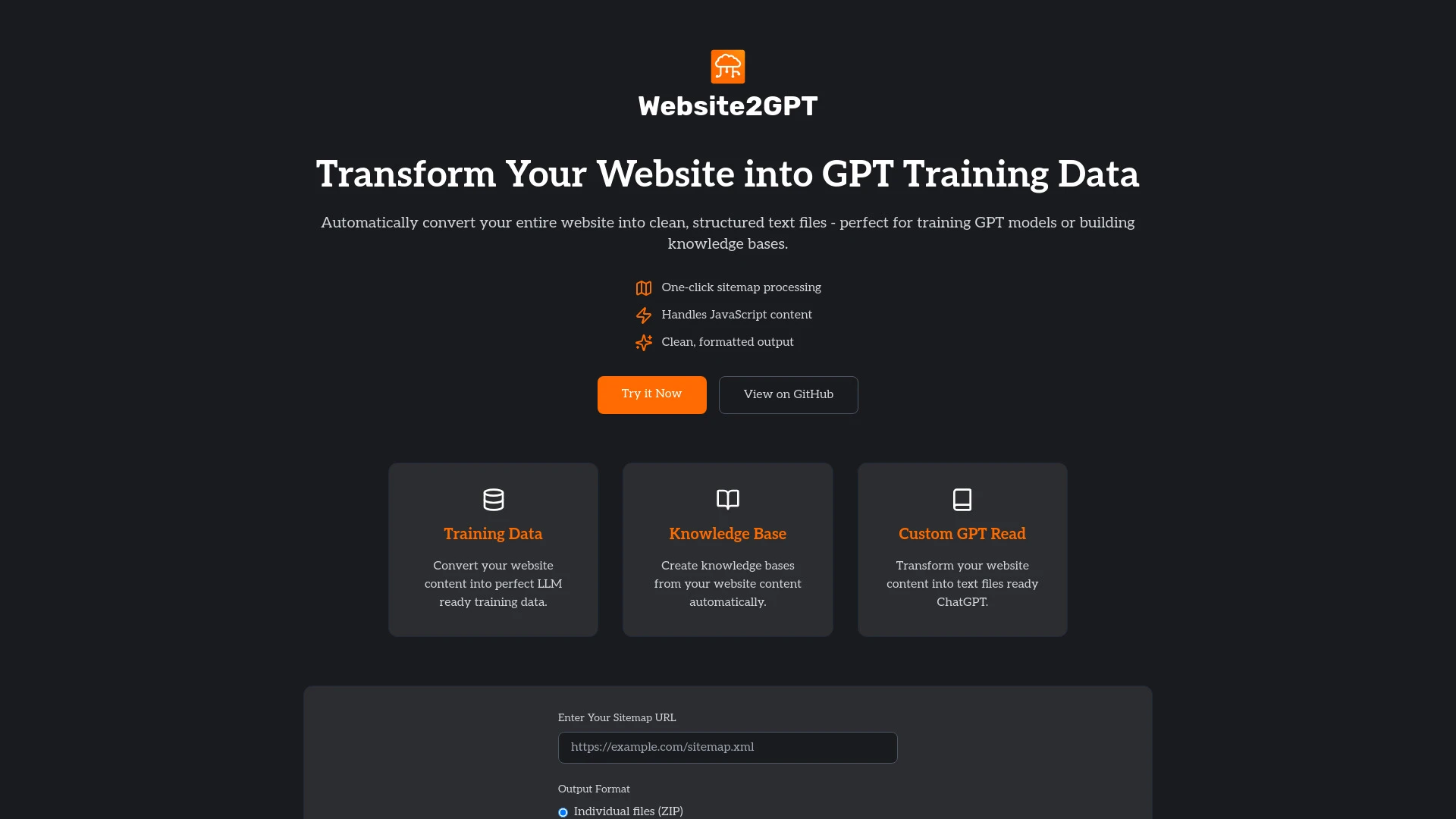 Website2GPT - AI Tool Ocean