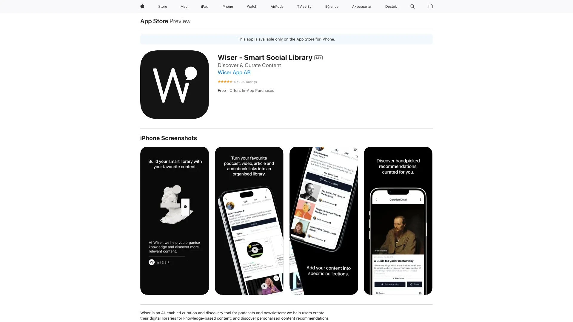 Wiser: Pinterest for Knowledge - AI Tool Ocean