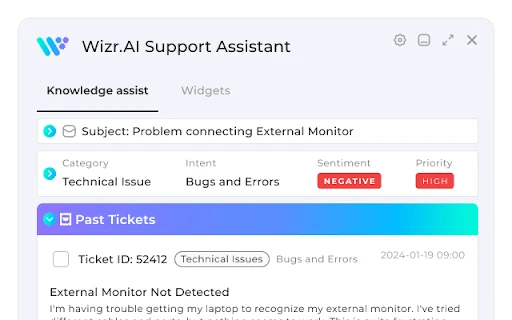 Wizr AI Agent Assist - Chrome Extension - AI Tool Ocean