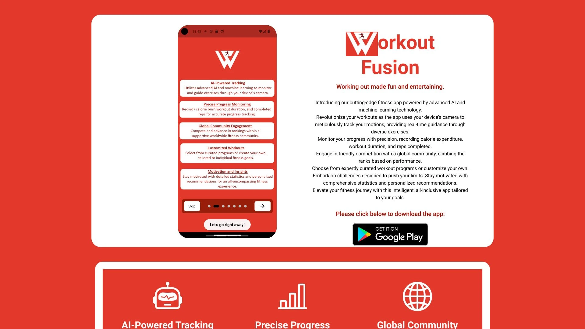 Workout Fusion - AI Tool Ocean