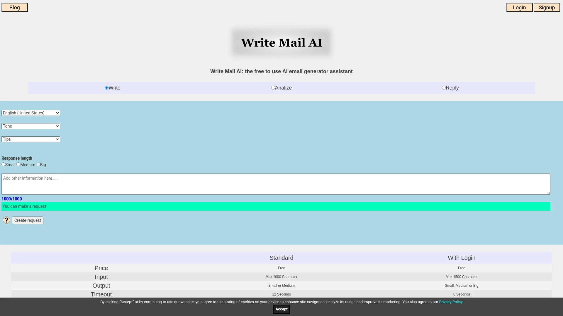 Write Mail AI - AI Tool Ocean