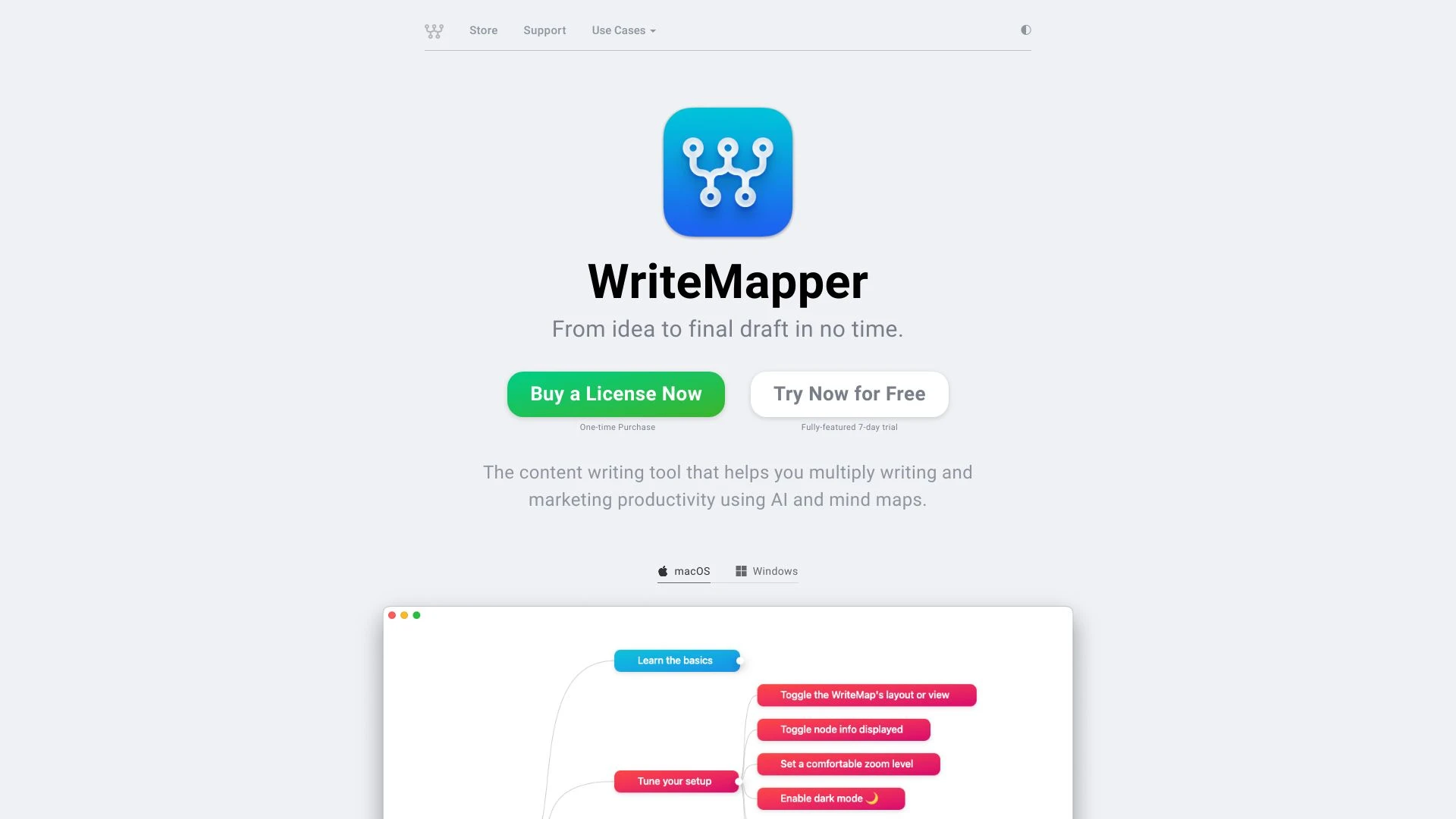 WriteMapper - AI Tool Ocean