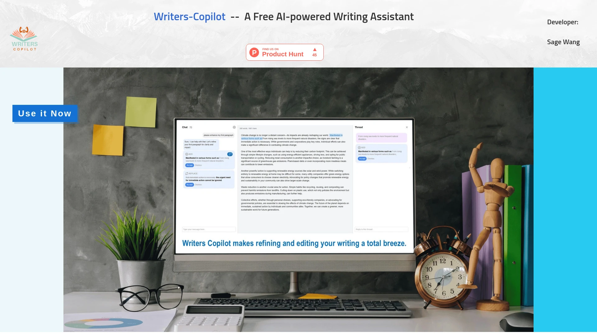 Writers-Copilot - AI Tool Ocean