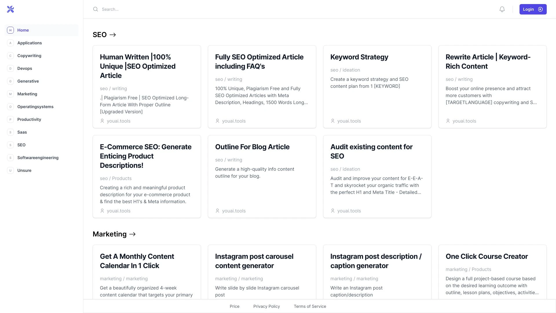 You AI Tools - AI Tool Ocean