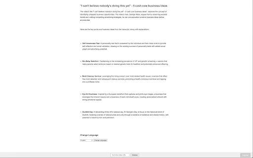 YouTube Clickbait Decoder & Video Summarizer - Chrome Extension - AI Tool Ocean