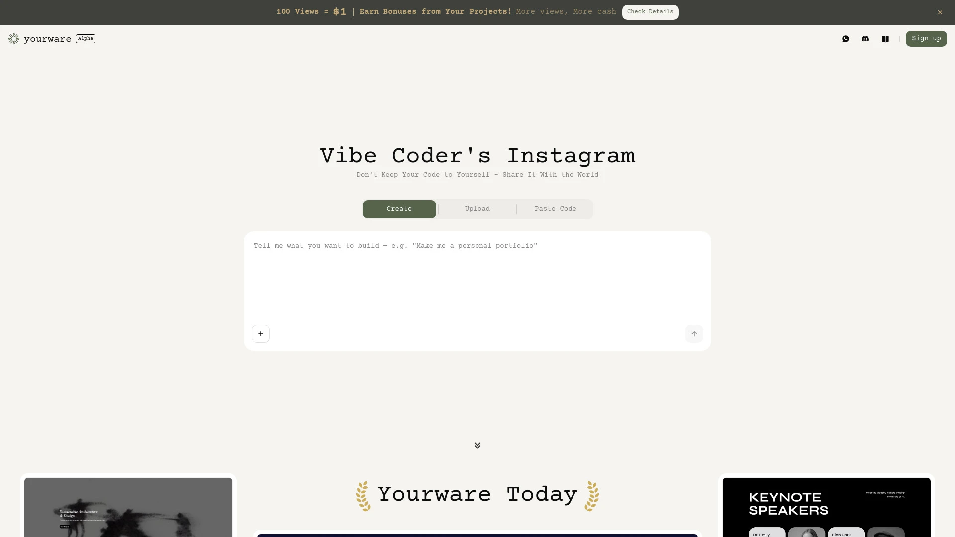 YouWare - AI Tool Ocean