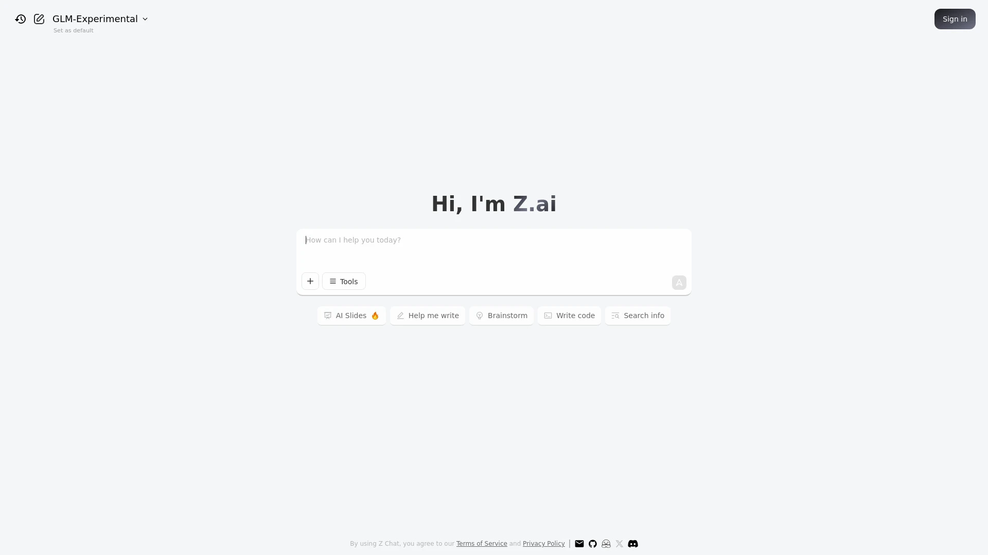 Z.ai - AI Tool Ocean