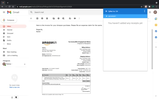 Zoho Expense - Chrome Extension - AI Tool Ocean