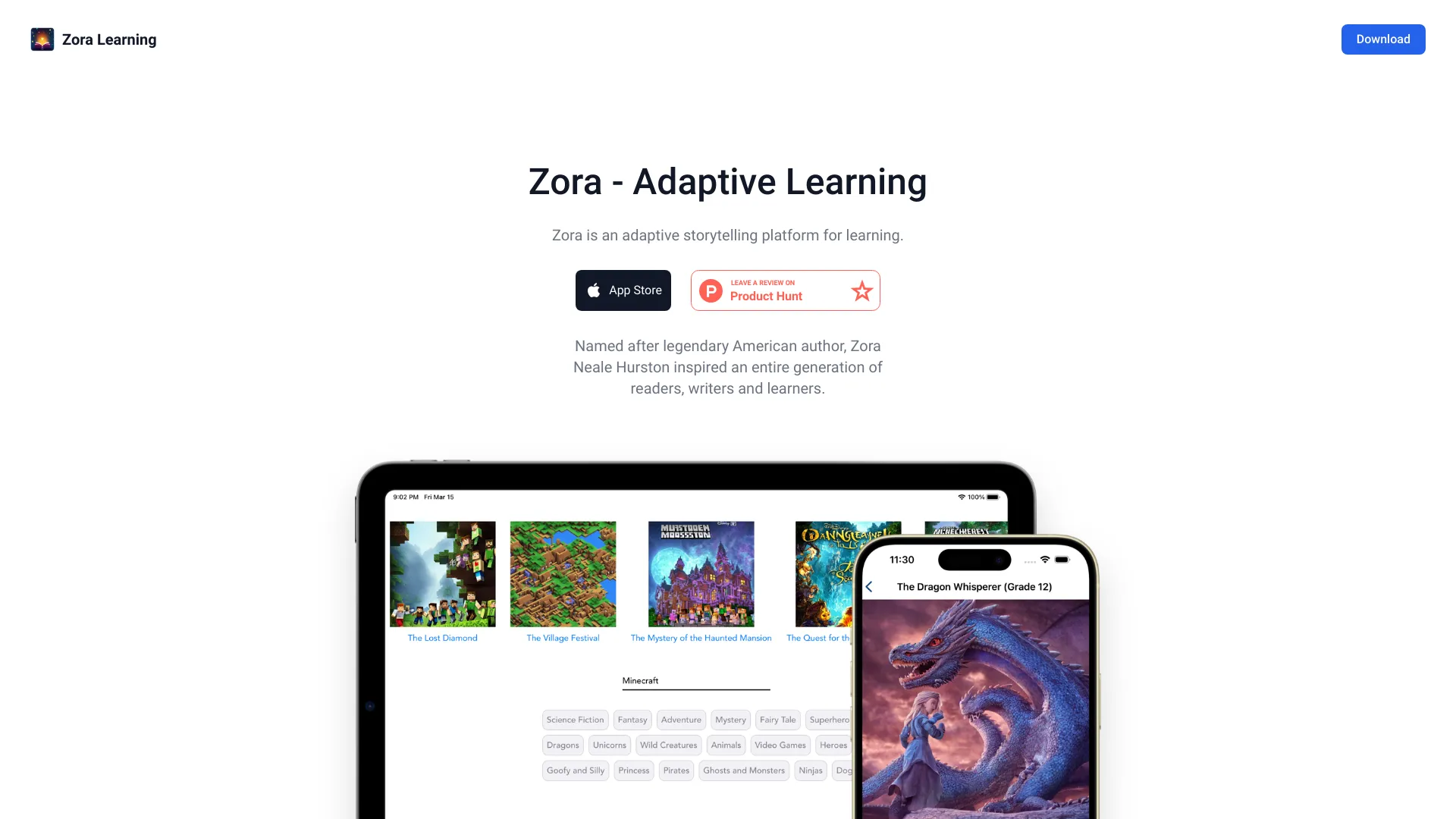 Zora Learning - AI Tool Ocean